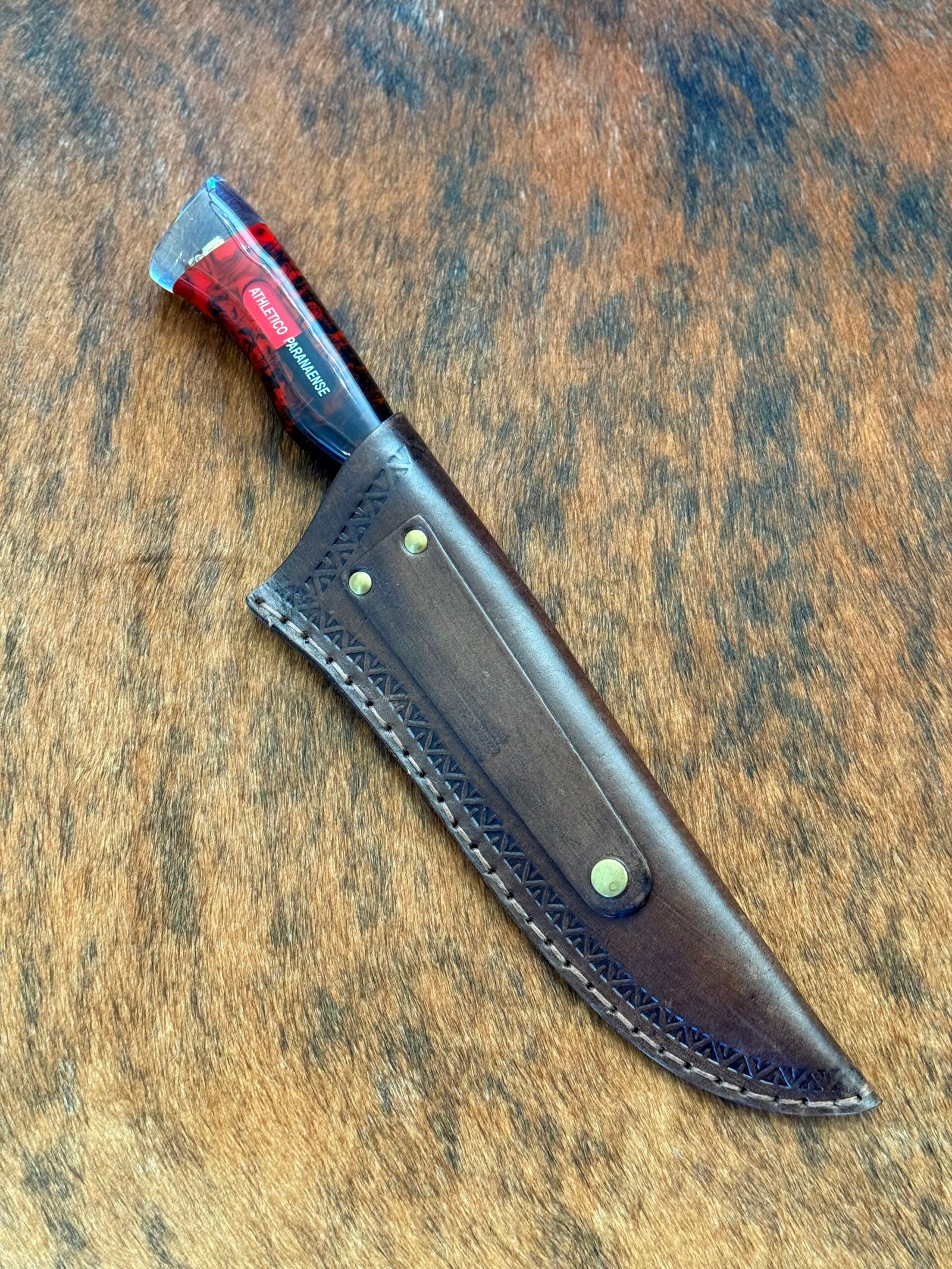 FACA PICANHEIRA INOX 420c de 10´ ATLÉTICO PARANAENSE - Imagem 4