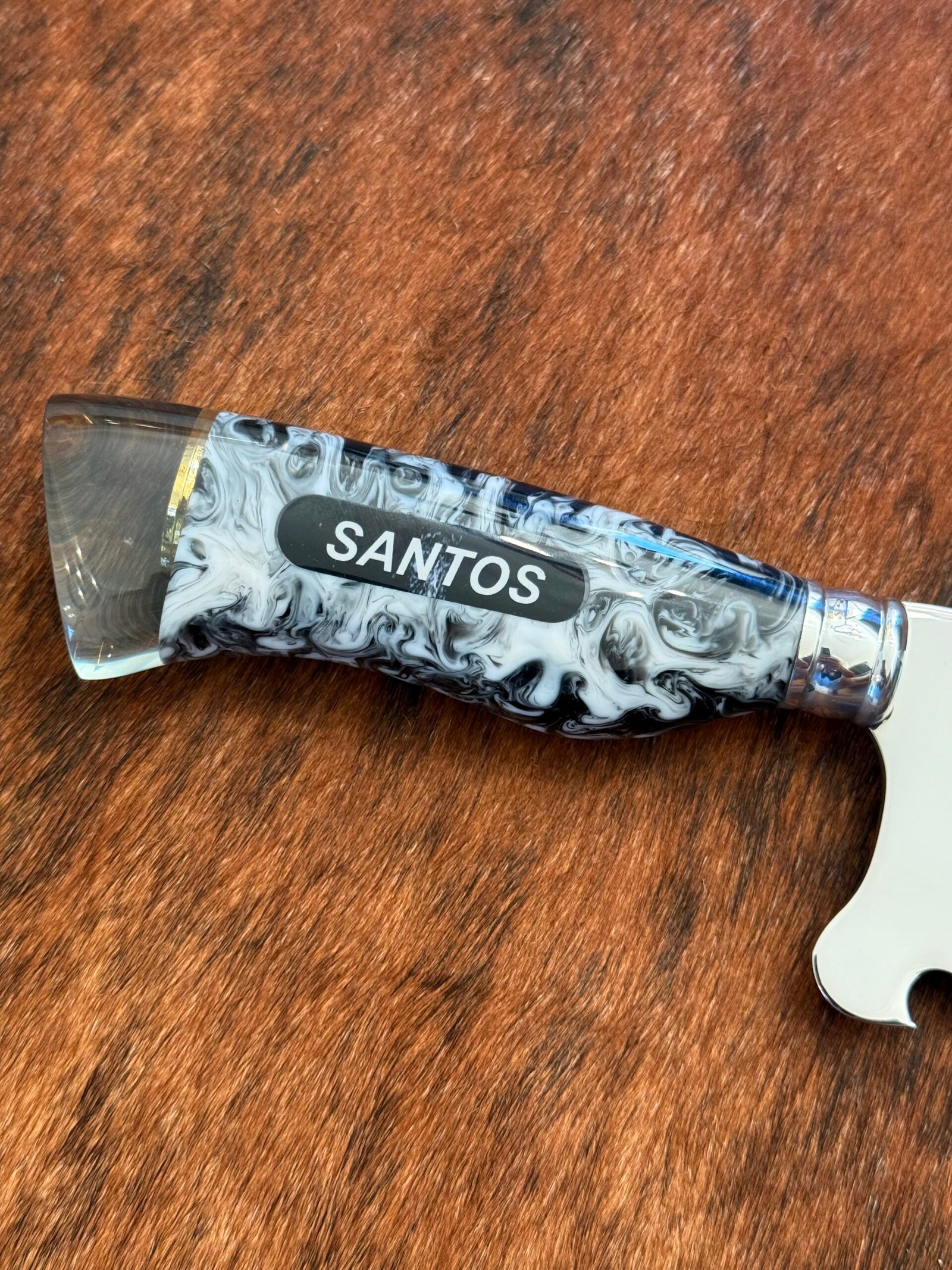 FACA PICANHEIRA INOX 420c de 10´ SANTOS - Imagem 3