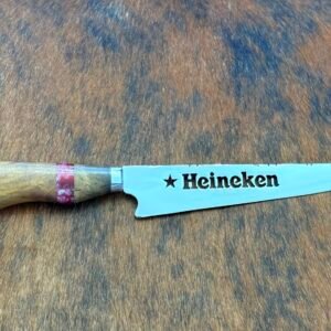 FACA INOX DE 8´ POLEGADAS CABO MISTO HEINEKEN