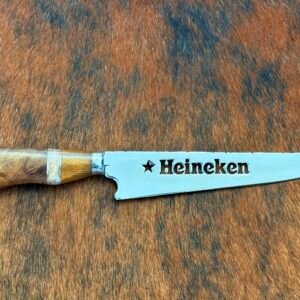 FACA INOX DE 8´ POLEGADAS CABO MISTO HEINEKEN