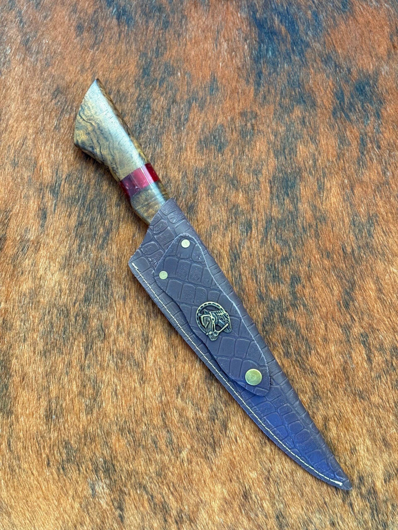 FACA INOX DE 8´ POLEGADAS CABO MISTO PESCARIA - Imagem 3