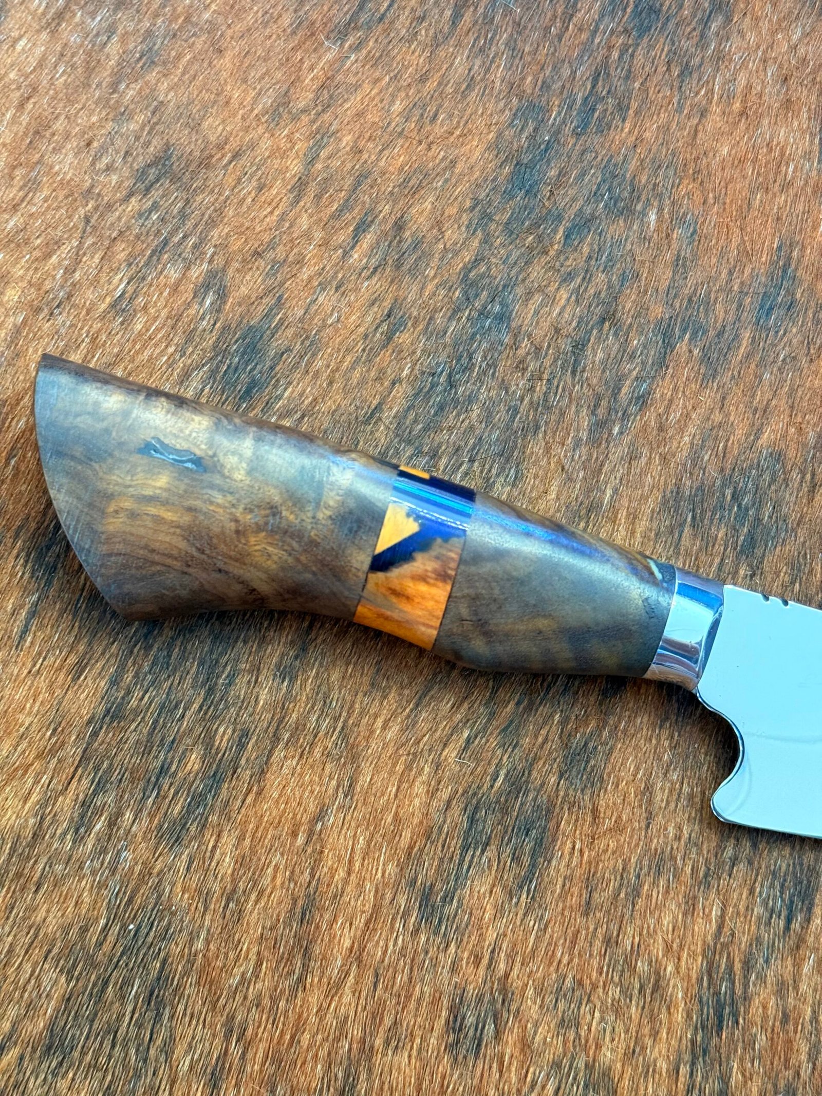 FACA INOX DE 8´ POLEGADAS CABO MISTO NOSSA SENHORA - Imagem 2