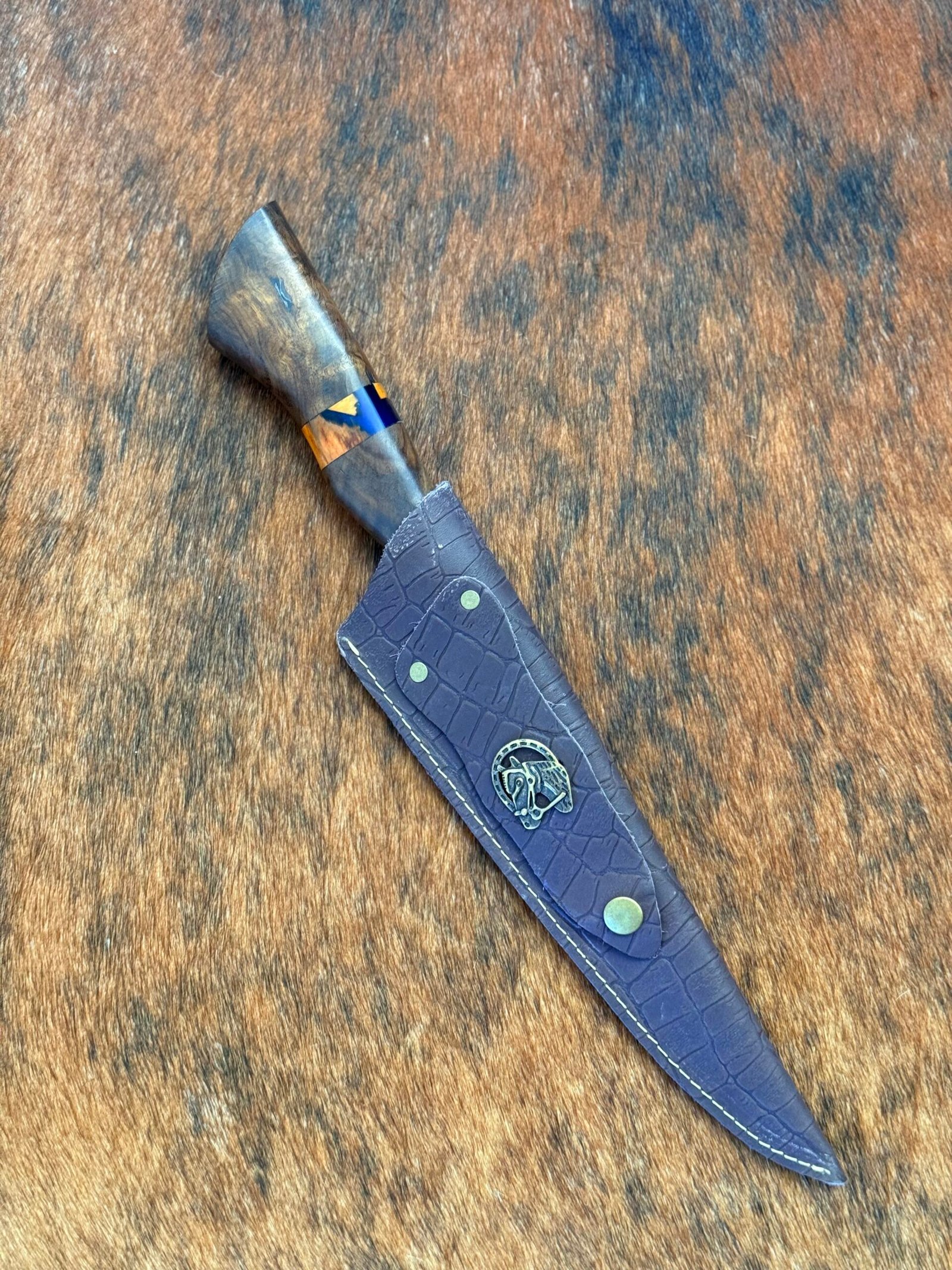 FACA INOX DE 8´ POLEGADAS CABO MISTO NOSSA SENHORA - Imagem 3