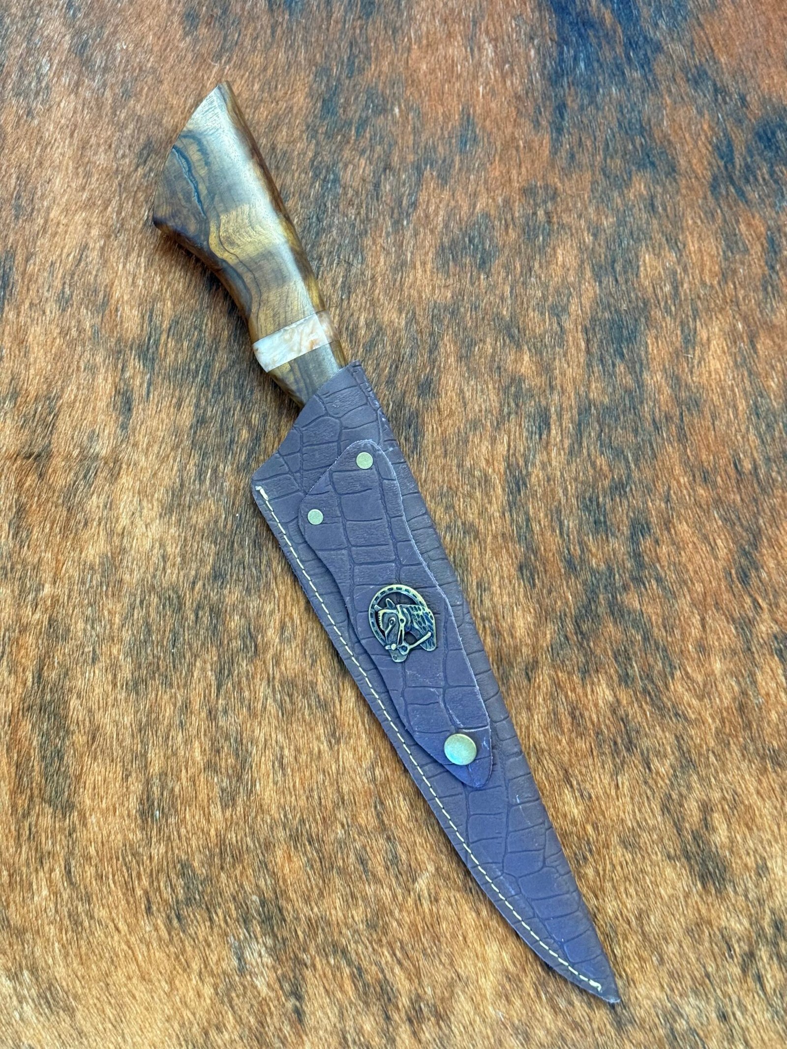 FACA INOX DE 8´ POLEGADAS CABO MISTO BRUTO MEMO - Imagem 3