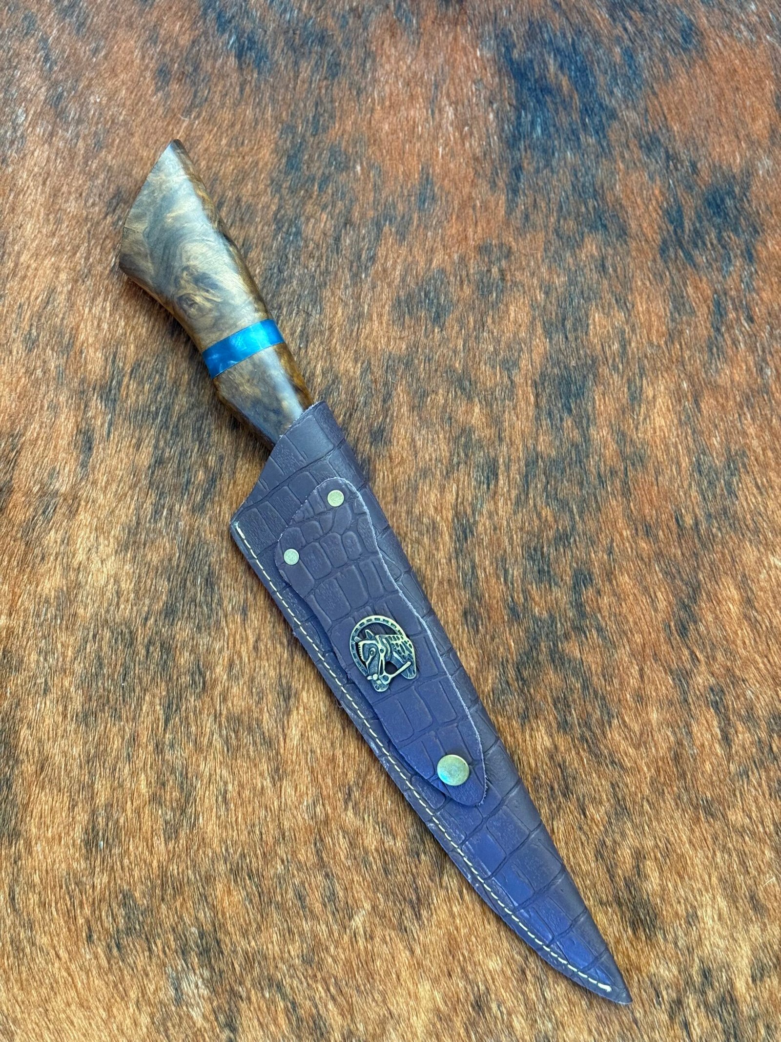 FACA INOX DE 8´ POLEGADAS CABO MISTO MESTRE DO CHURRASCO - Imagem 3