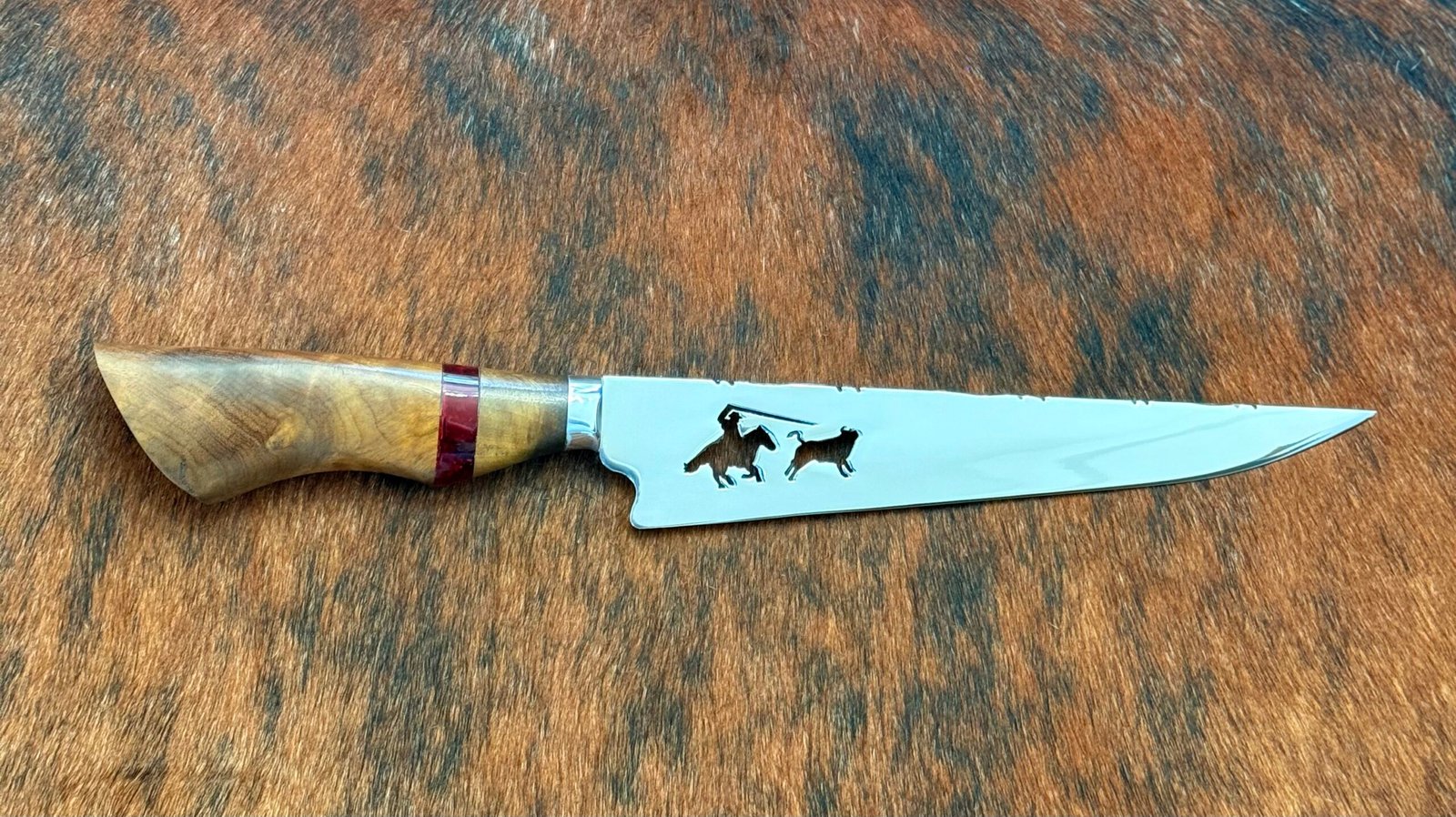 FACA INOX DE 8´ POLEGADAS CABO MISTO LAÇADOR