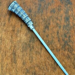 CHAIRA ESTRIADA de 10 polegadas COSTA E FIO CABO TATU RESINADO