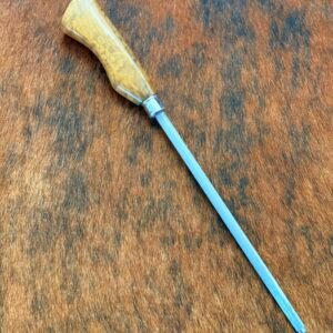 CHAIRA ESTRIADA de 10 polegadas COSTA E FIO CABO MADEIRA IMBUIA