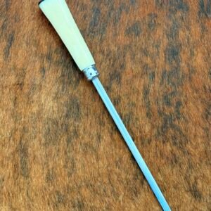 CHAIRA ESTRIADA de 10 polegadas COSTA E FIO CABO OSSO BOVINO