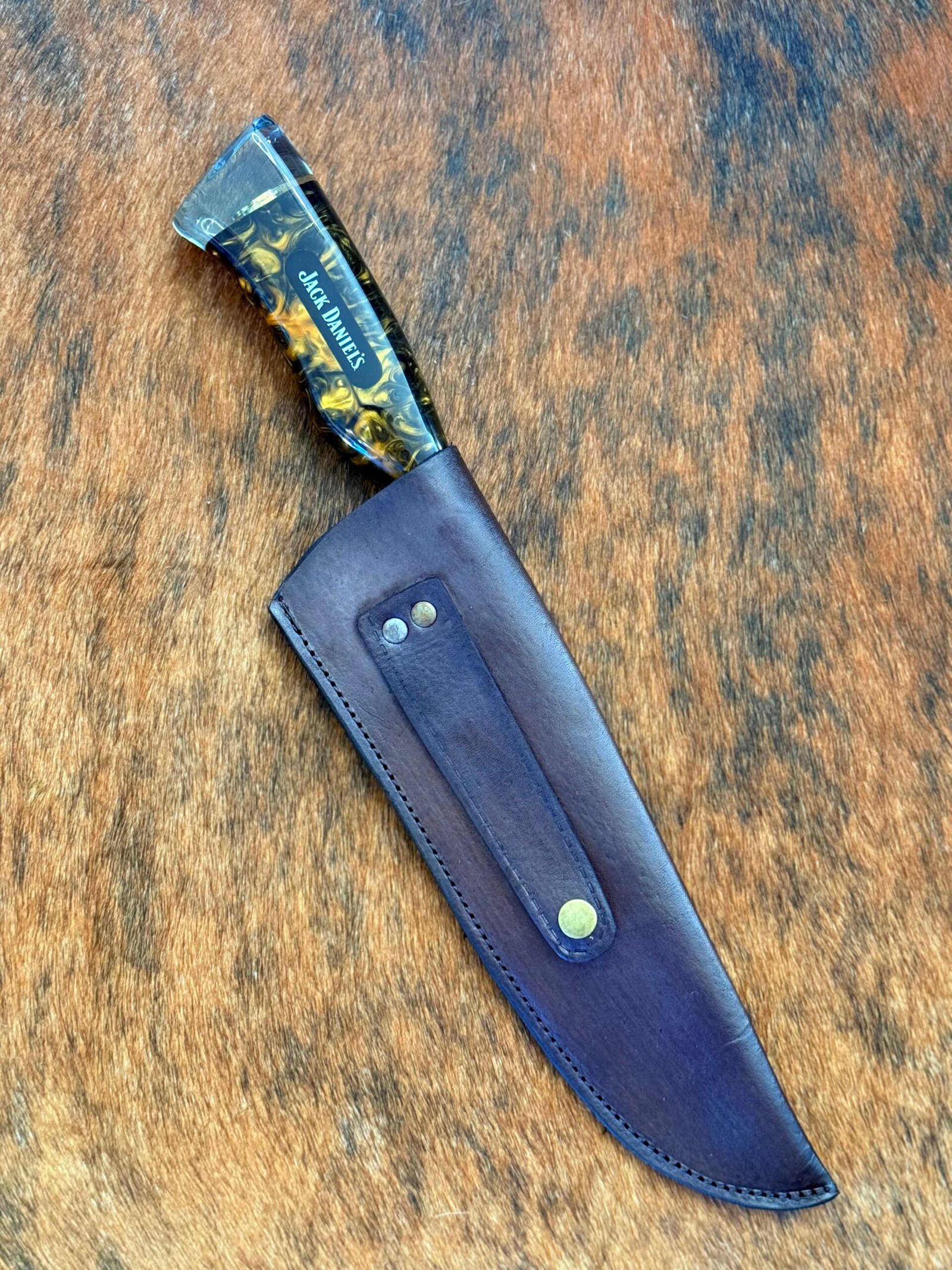 FACA PICANHEIRA INOX 420c de 10´ PREMIUM JACK DANIEL´S - Imagem 4