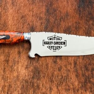 FACA PICANHEIRA INOX 420c de 10´ PREMIUM HARLEY DAVIDSON