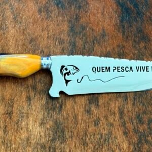 FACA PICANHEIRA INOX 420c de 10´ PREMIUM PESCARIA
