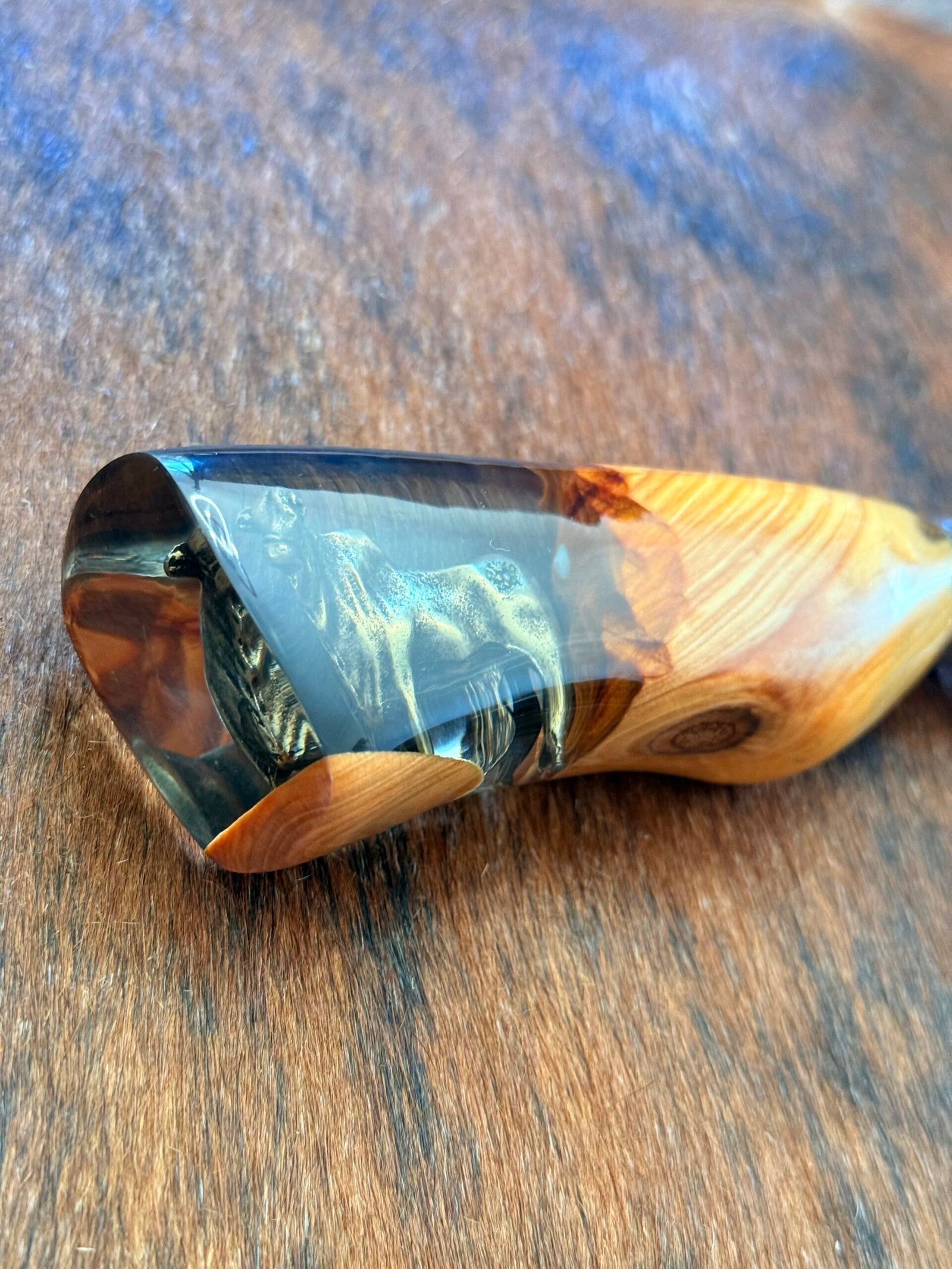 FACA PICANHEIRA INOX 420c de 10´ PREMIUM BOI NELORE - Imagem 2