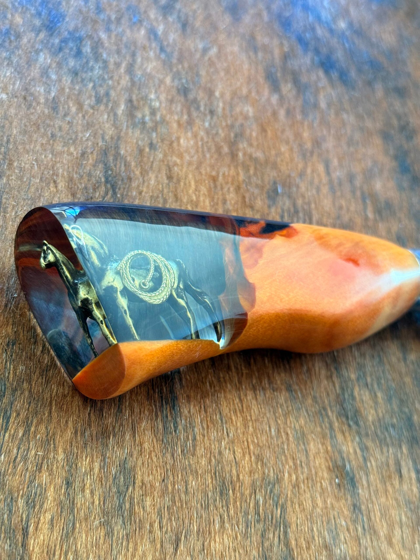 FACA PICANHEIRA INOX 420c de 10´ PREMIUM CAVALO - Imagem 2