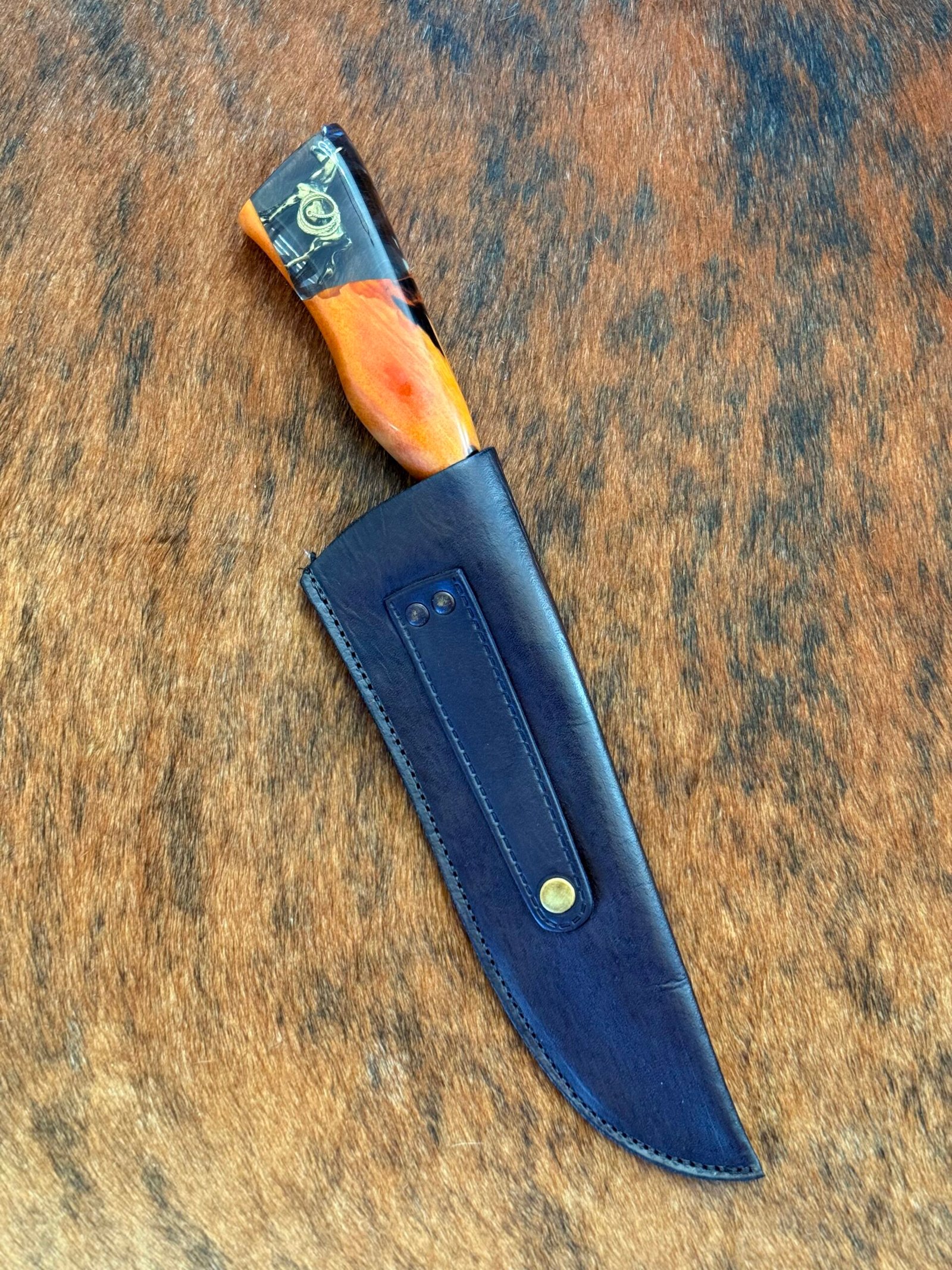 FACA PICANHEIRA INOX 420c de 10´ PREMIUM CAVALO - Imagem 4