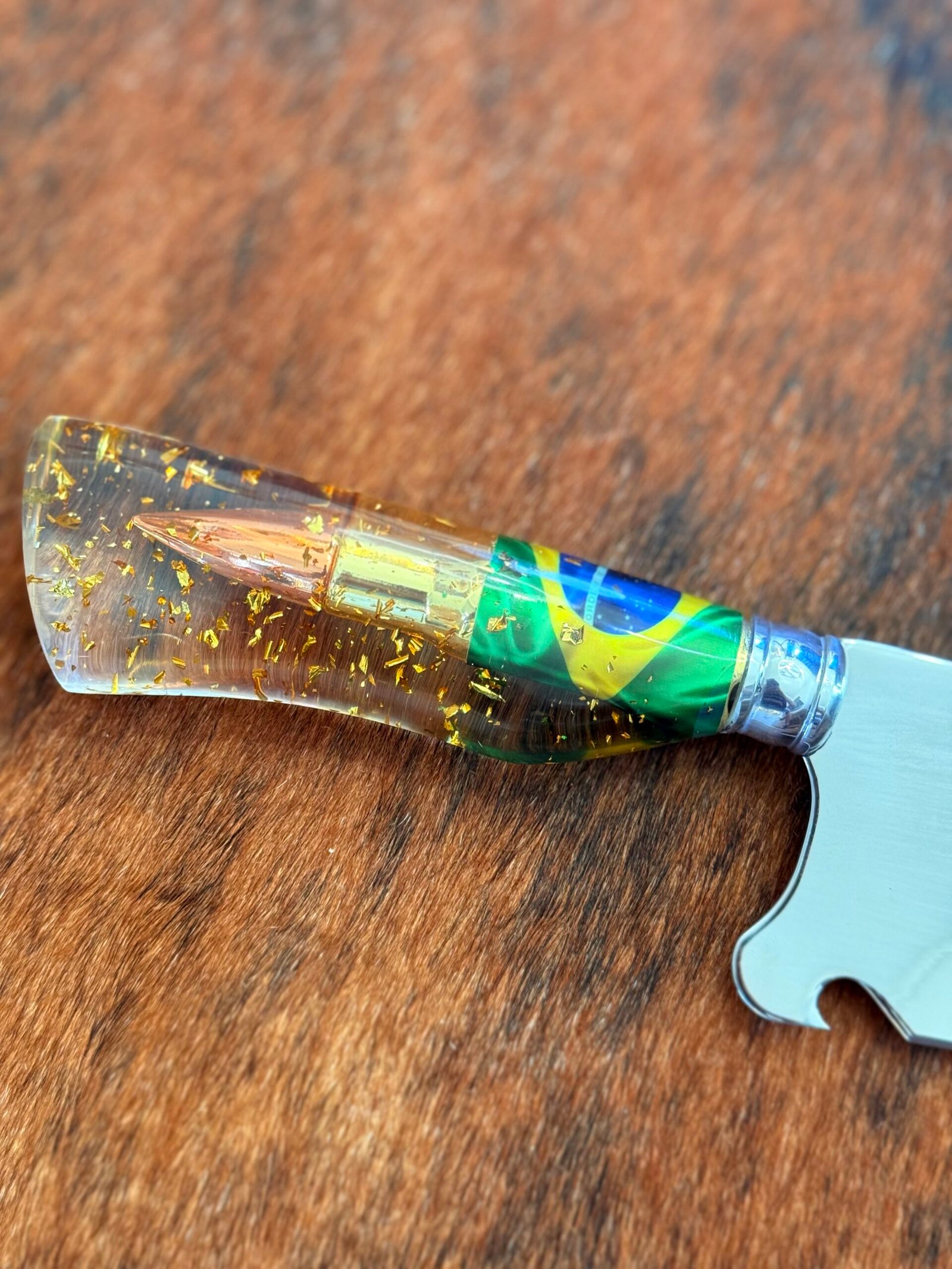 FACA PICANHEIRA INOX 420c de 10´ PREMIUM BRASIL - Imagem 3