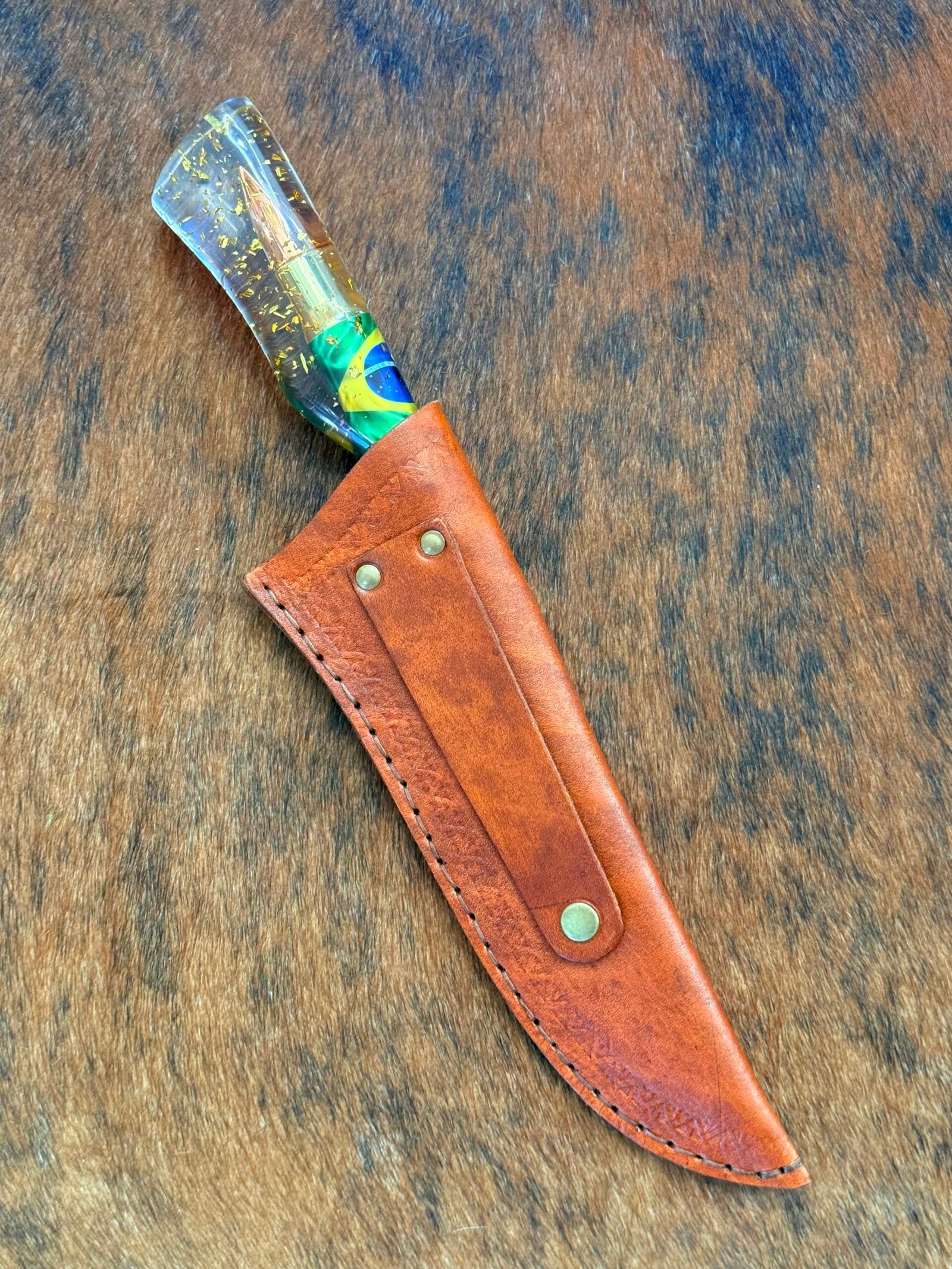 FACA PICANHEIRA INOX 420c de 10´ PREMIUM BRASIL - Imagem 4