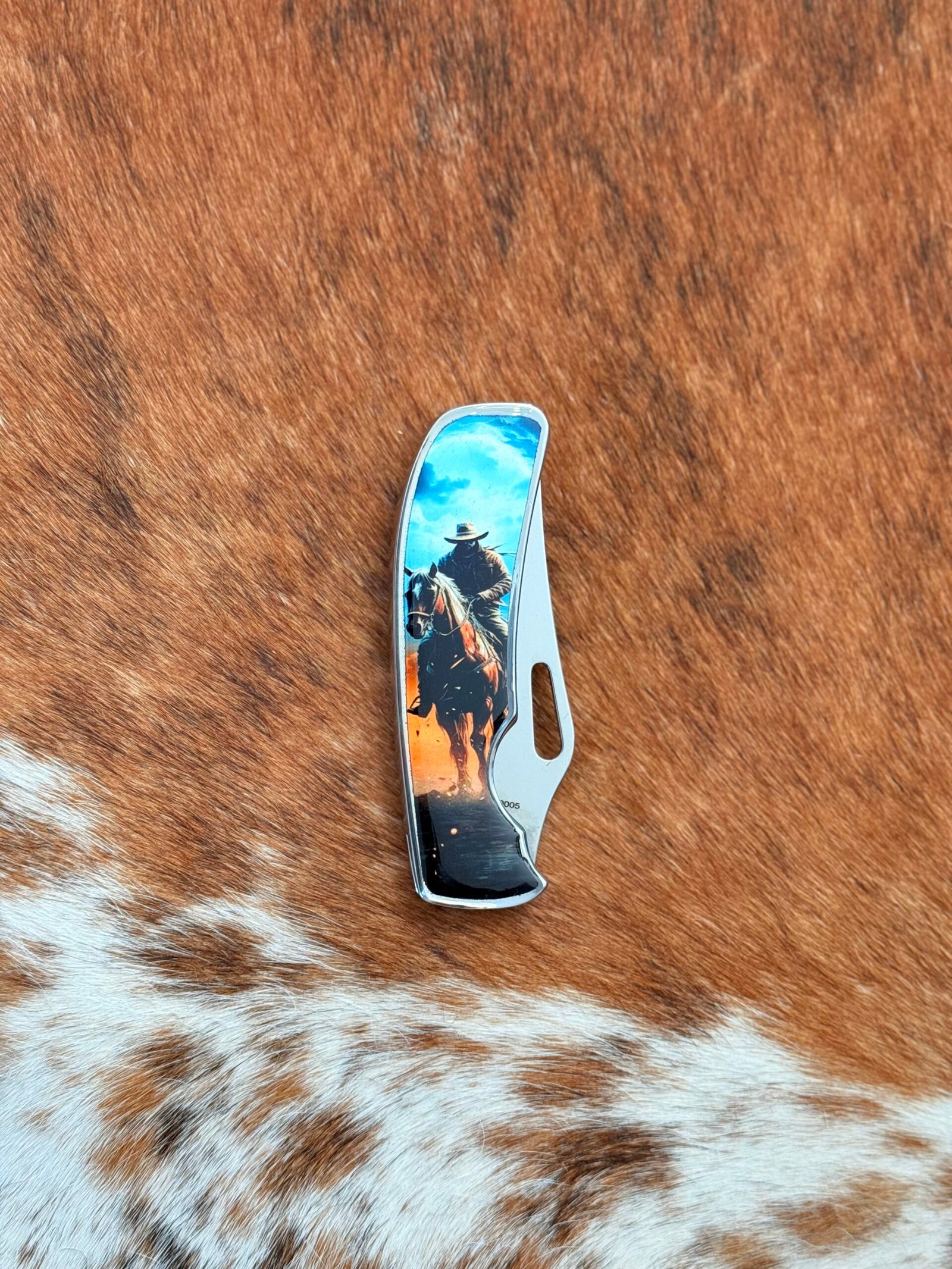 Canivete Monobloco Resinado COWBOY - Imagem 2