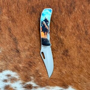 Canivete Monobloco Resinado COWBOY