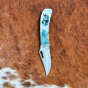 Canivete Monobloco Resinado CAVALO 2