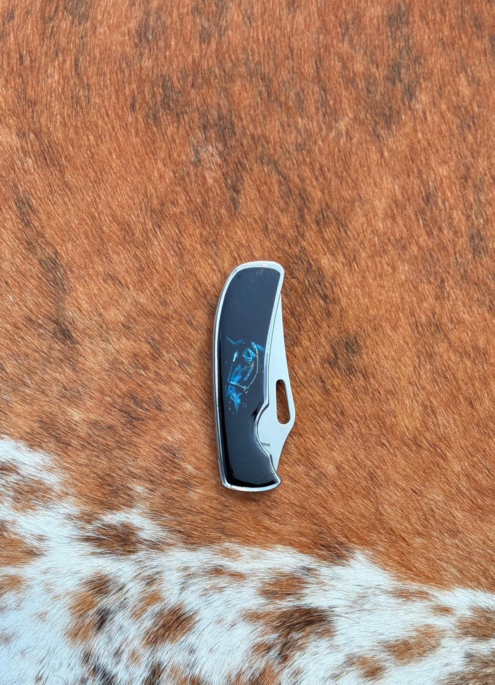 Canivete Monobloco Resinado CAVALO - Imagem 2