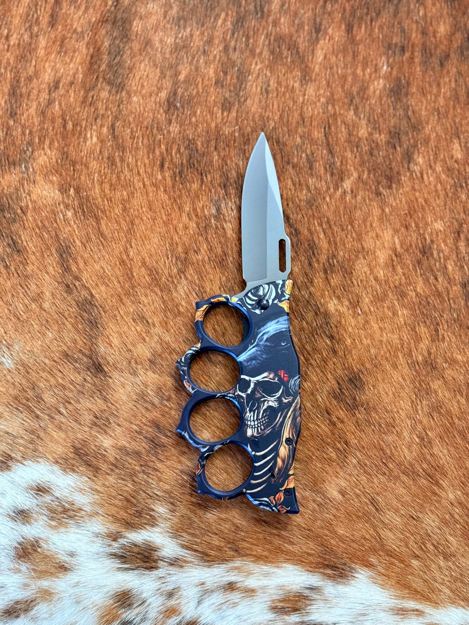 Canivete Soco Inglês Caveira 12