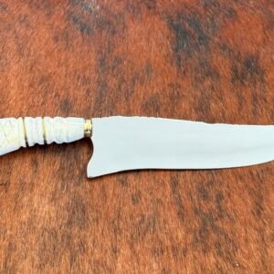 FACA PICANHEIRA INOX 420c de 10´ CABO DE OSSO