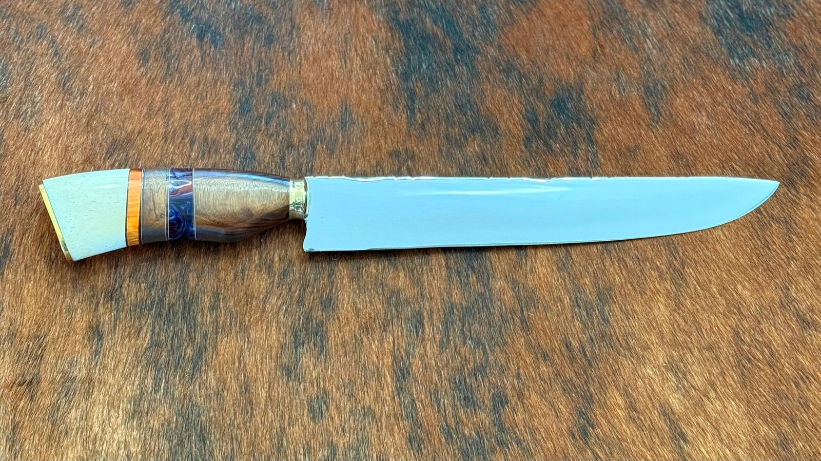 FACA CHURRASCO INOX 420c de 10´ cabo MISTO