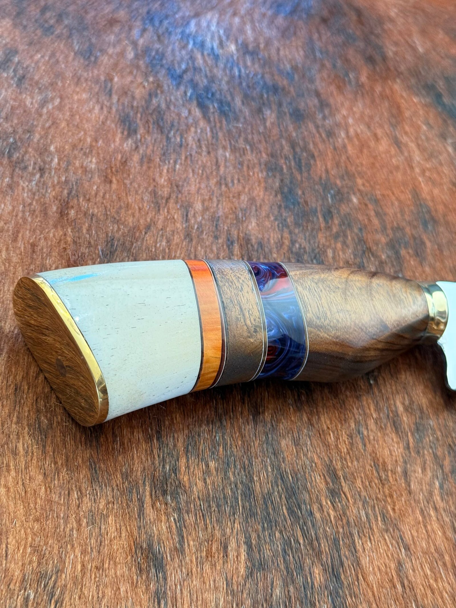 FACA CHURRASCO INOX 420c de 10´ cabo MISTO - Imagem 2