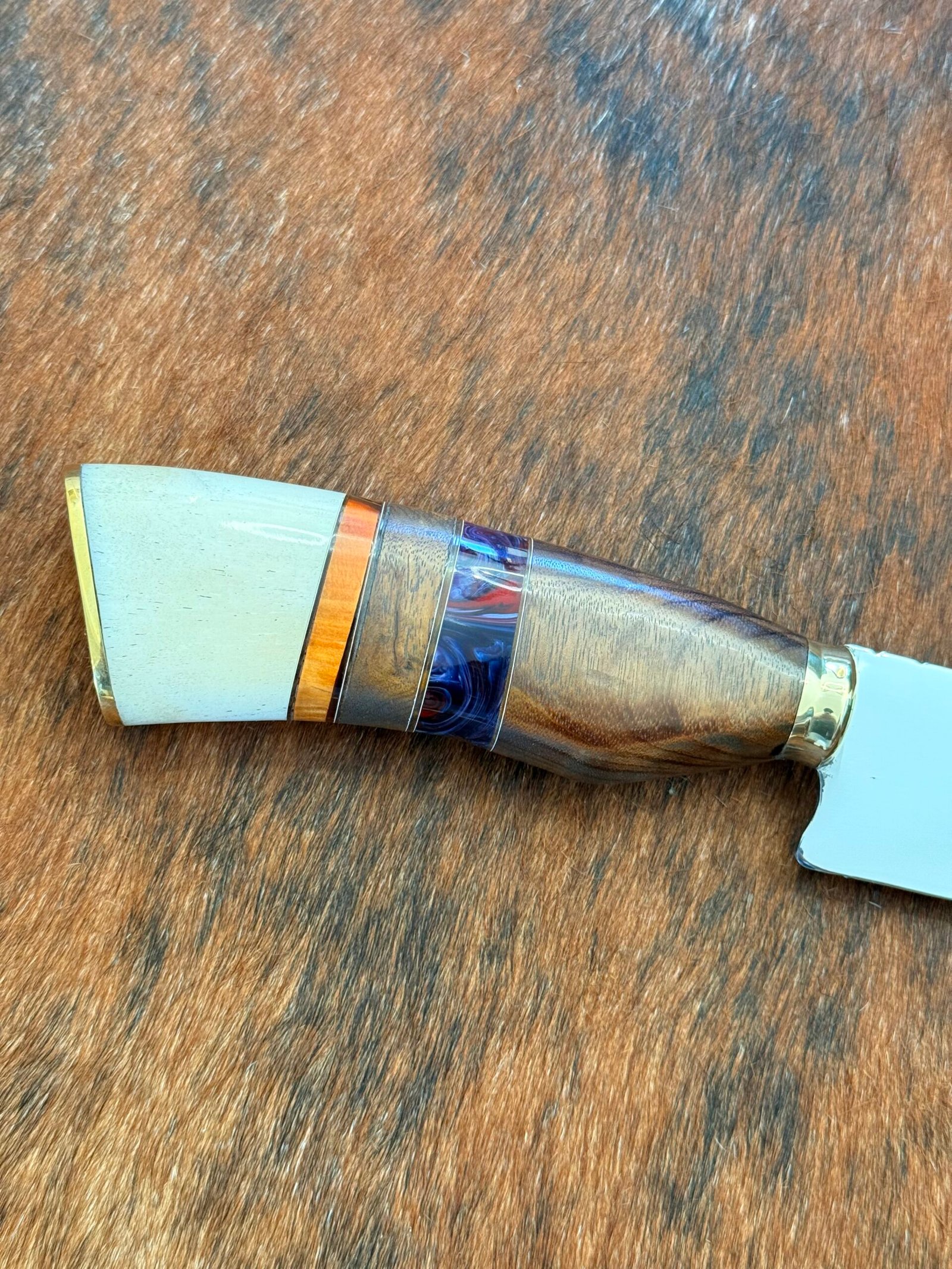 FACA CHURRASCO INOX 420c de 10´ cabo MISTO - Imagem 3