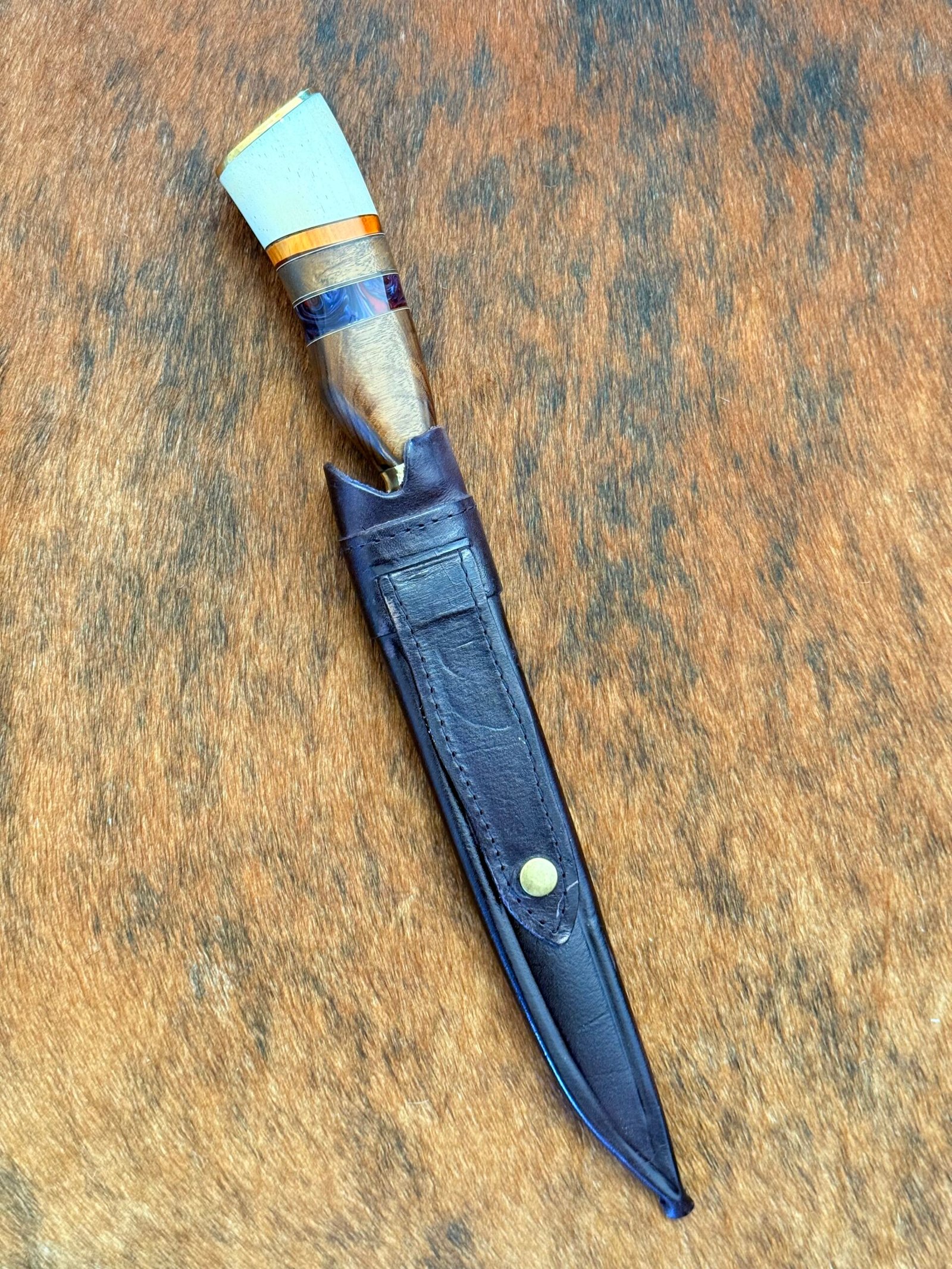 FACA CHURRASCO INOX 420c de 10´ cabo MISTO - Imagem 4