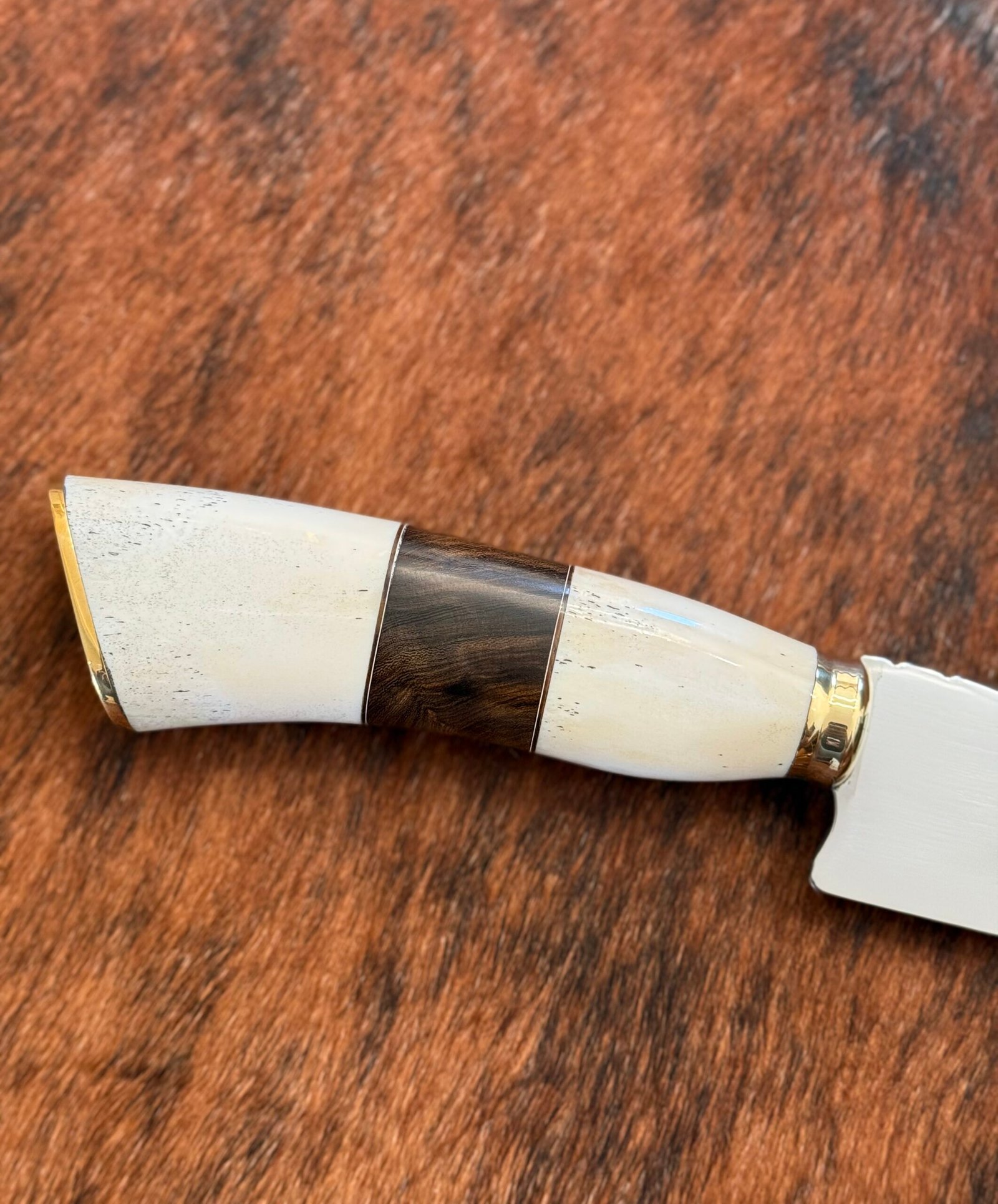 FACA CHURRASCO INOX 420c de 10´ cabo MISTO - Imagem 3