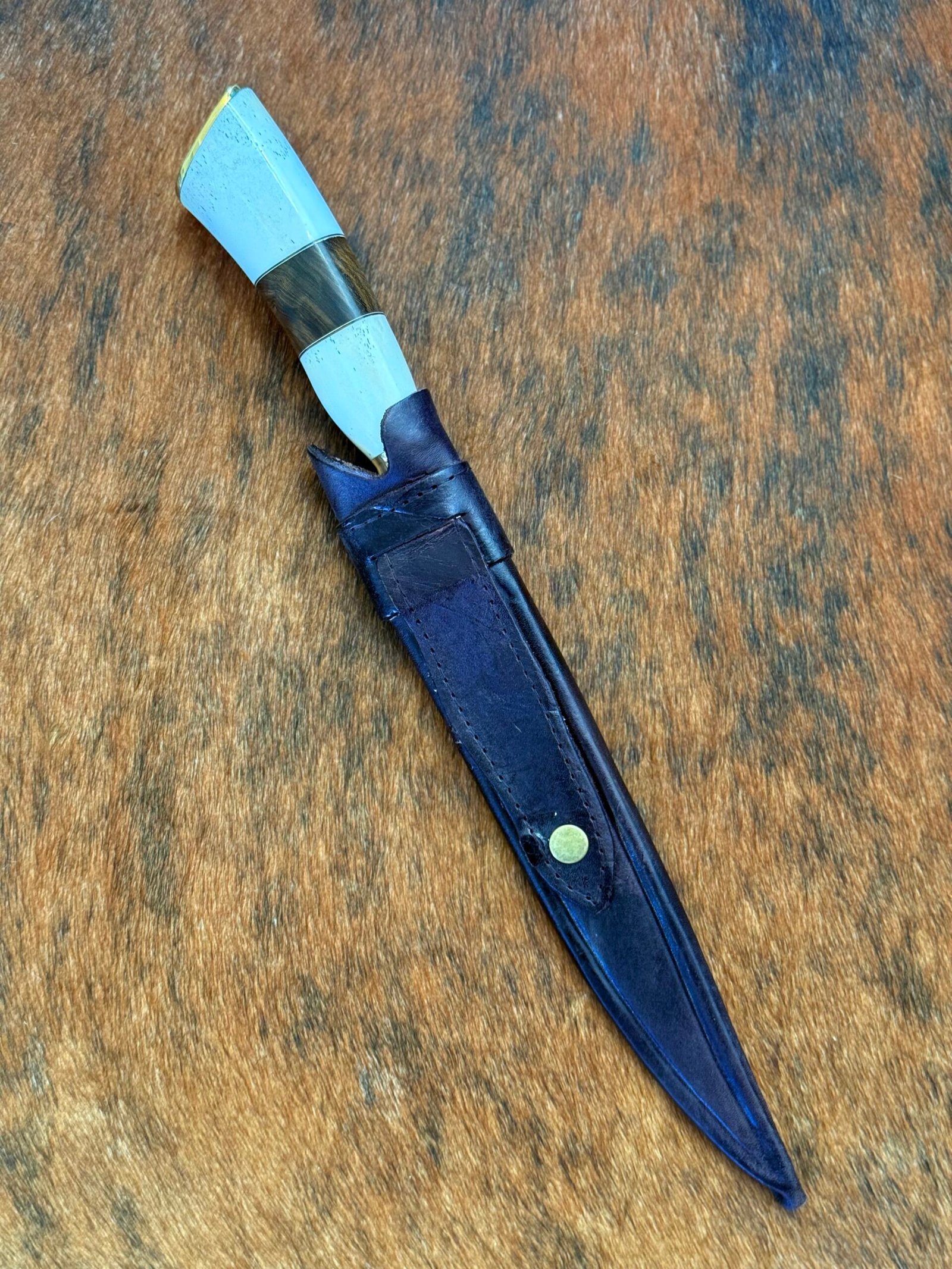 FACA CHURRASCO INOX 420c de 10´ cabo MISTO - Imagem 4