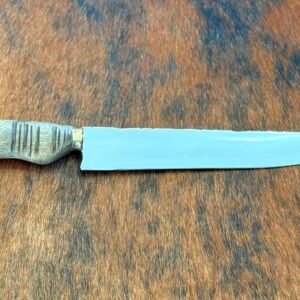 FACA CHURRASCO INOX 420c de 10´ cabo de imbuia