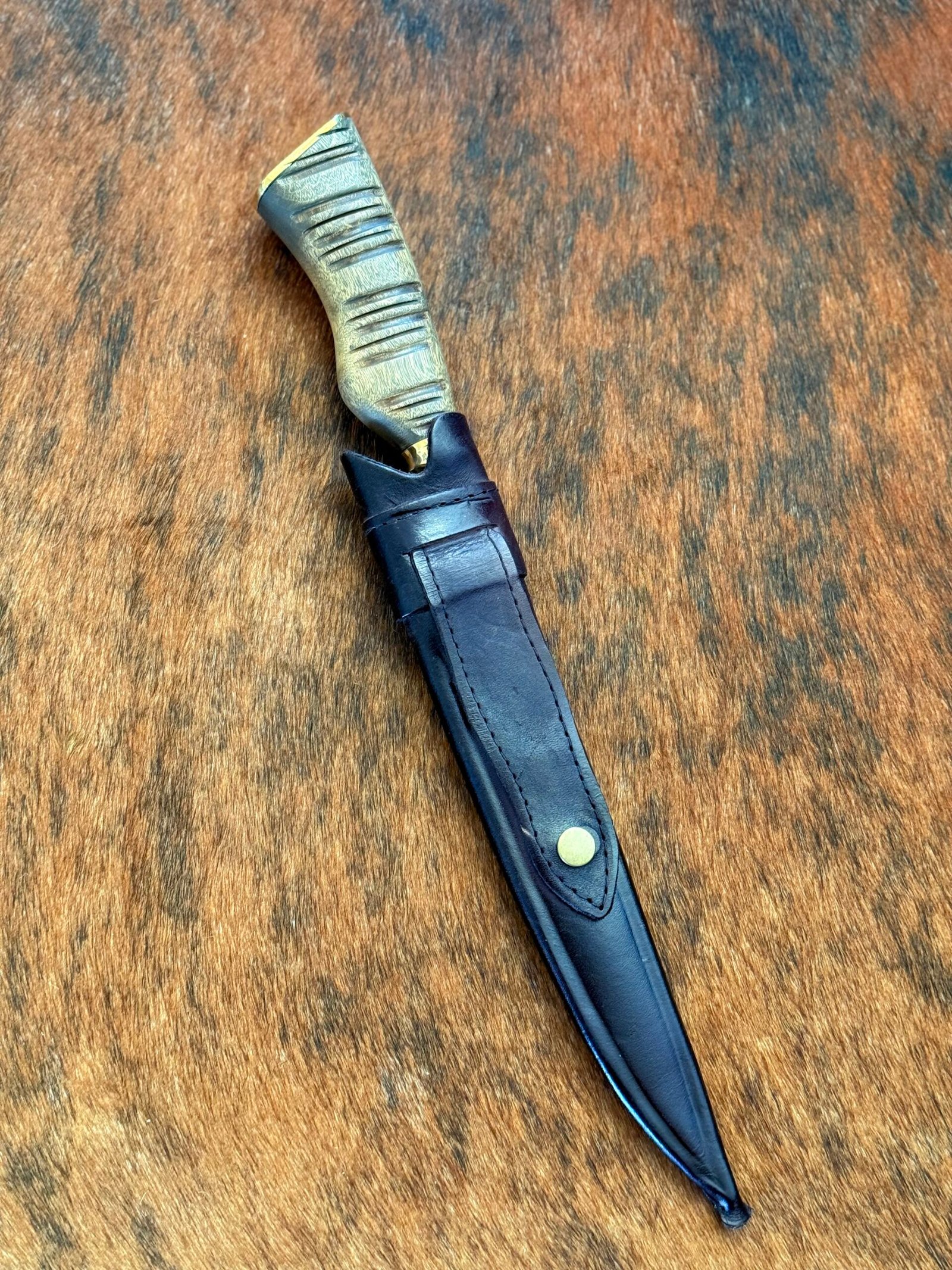 FACA CHURRASCO INOX 420c de 10´ cabo de imbuia - Imagem 4