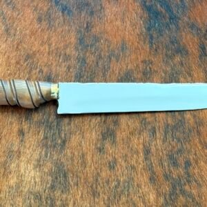 FACA CHURRASCO INOX 420c de 10´ cabo de imbuia